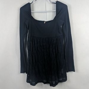 Free people womens  purple nitara tunic lace